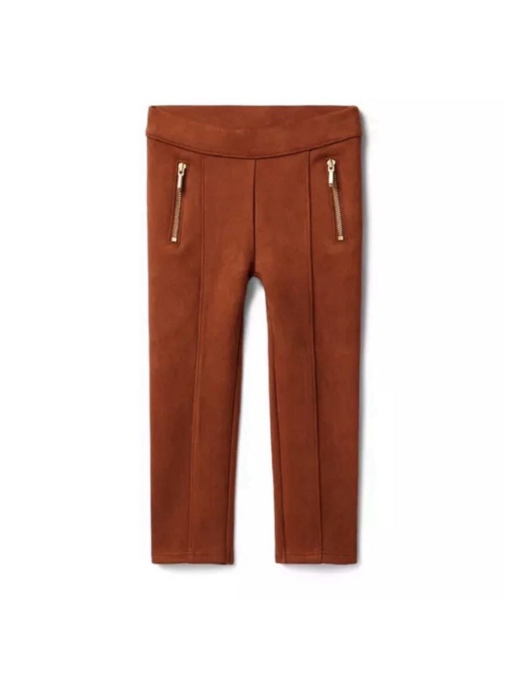 Janie and Jack Faux Suede riding pants in chocolate brown